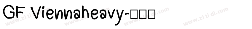GF Viennaheavy字体转换